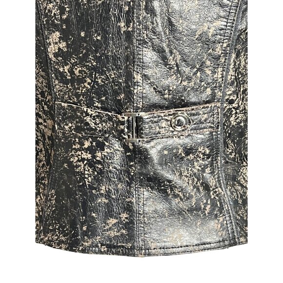 H & D Classic Leather Collection Women’s Large Motorcycle Jacket - Picture 4 of 16